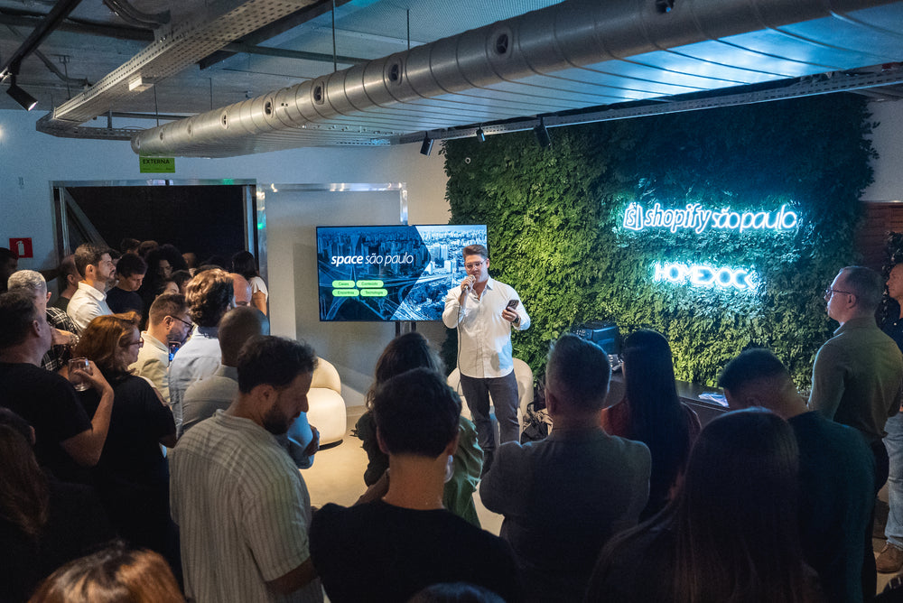 Check organiza Shopify Space SP durante os meses de Maio a Agosto de 2025